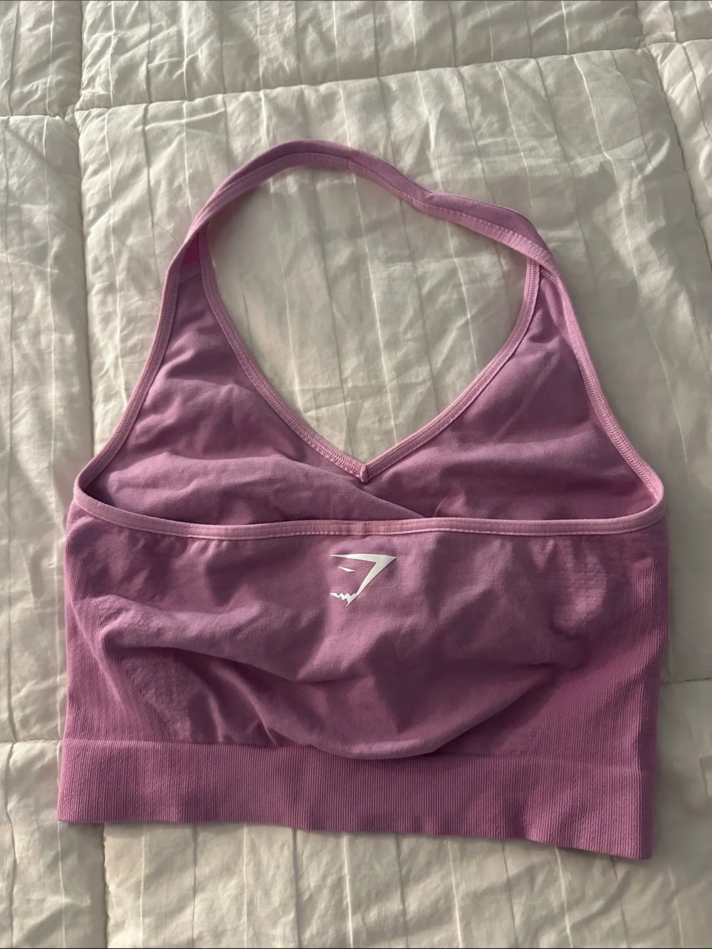 Gymshark Mauve Seamless V-Neck Sports Bra